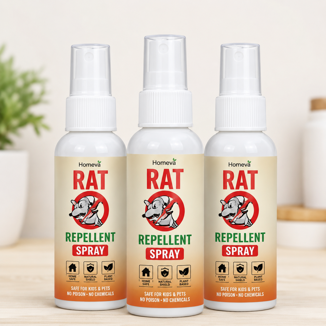 Rat Repellent Spray 50ML Buy 1 Get 2 Free