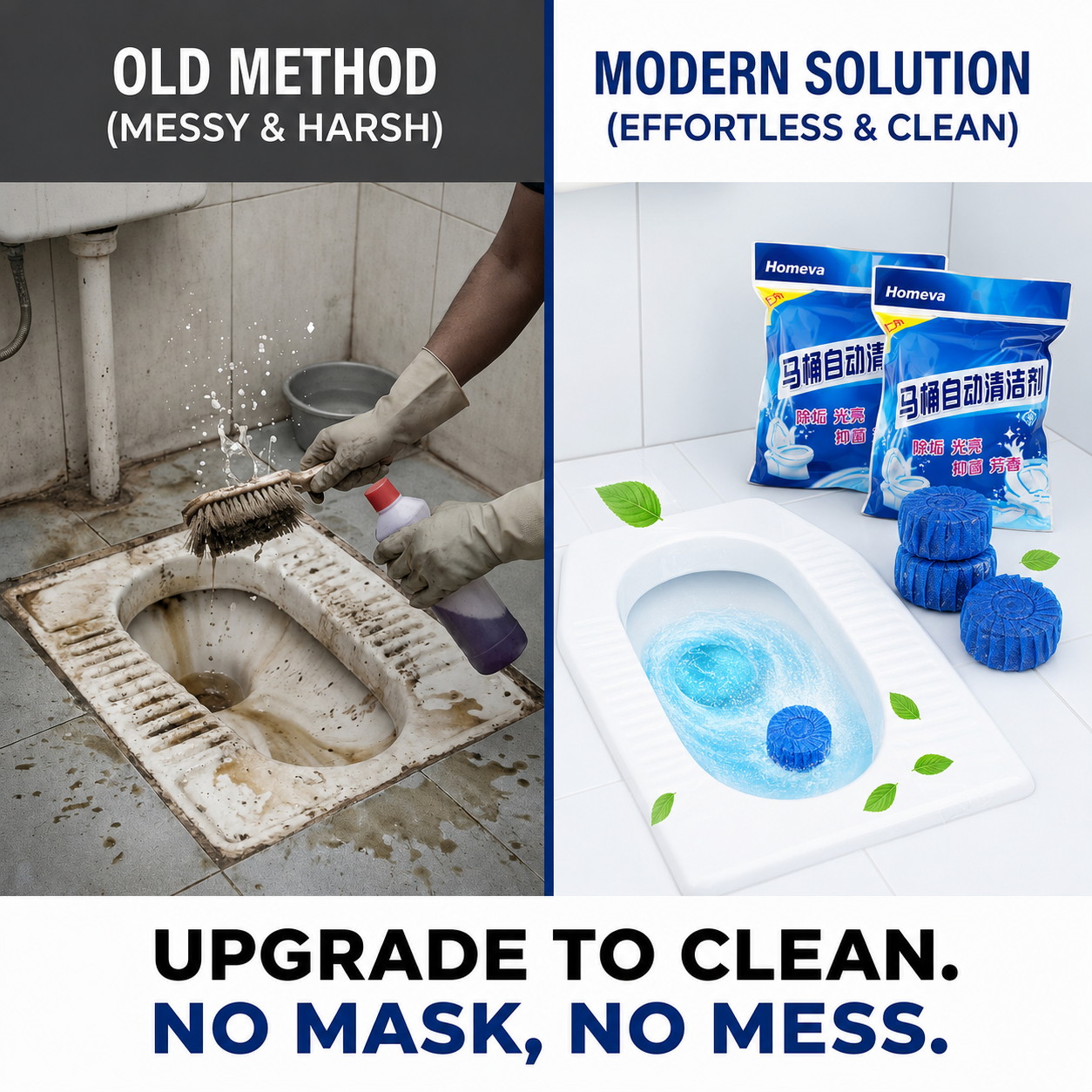 🚽 Toilet Cleaning Tablet (10 pcs) | Automatic Cleaner & Deodorizer 🔥 Limited Offer – Buy Now!
