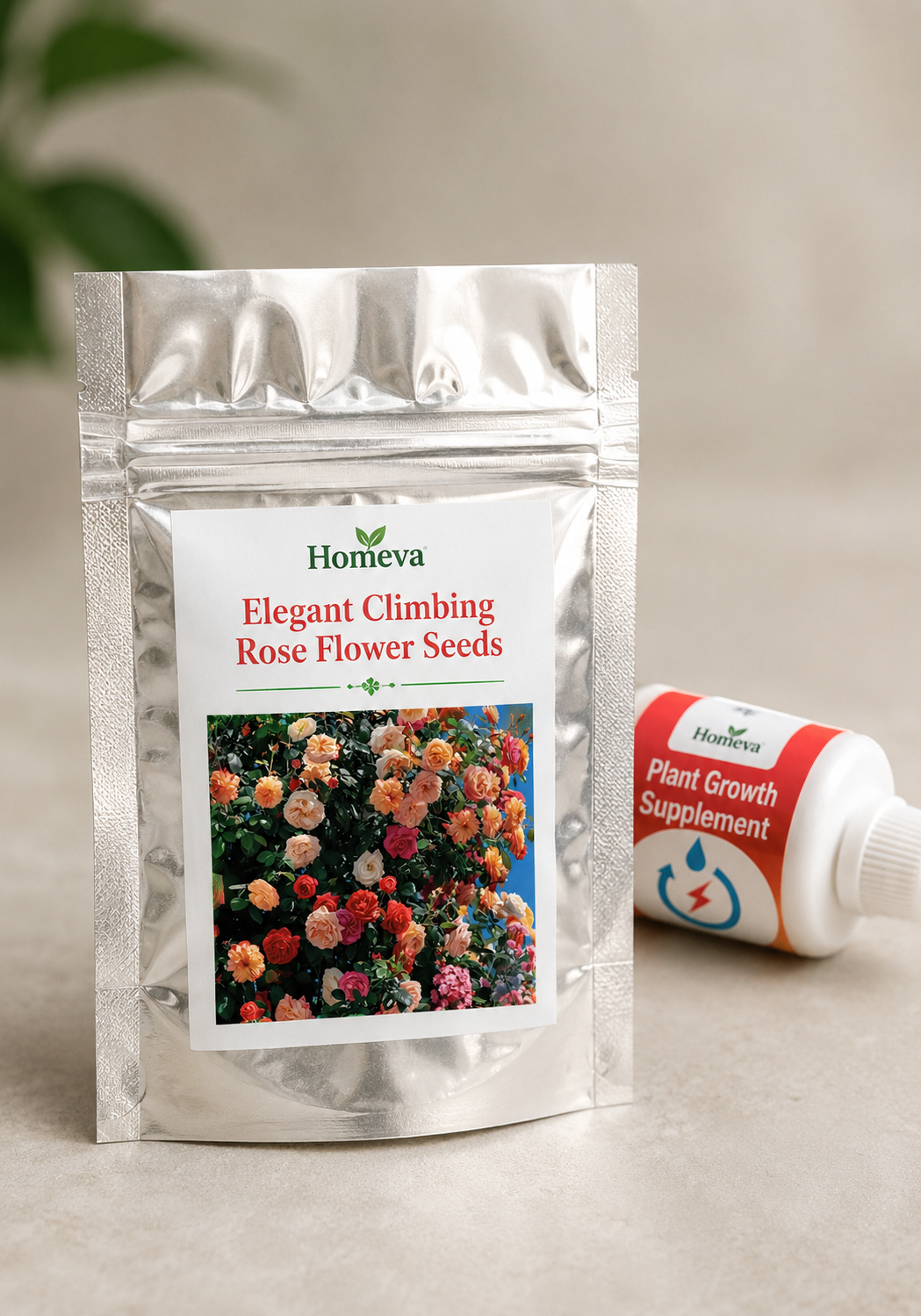 🌹 Elegant Climbing Rose Flower Seeds- 9 Rare and Breathtaking Colors Seeds