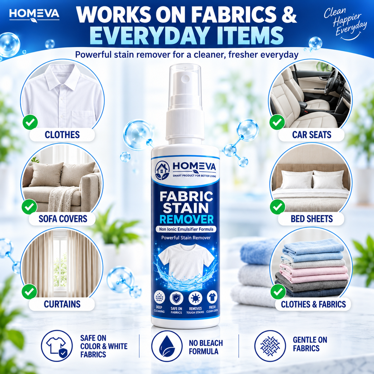 All-Purpose Clothing Stain Cleaner – Removes Coffee, Wine & Oil Stains in Seconds